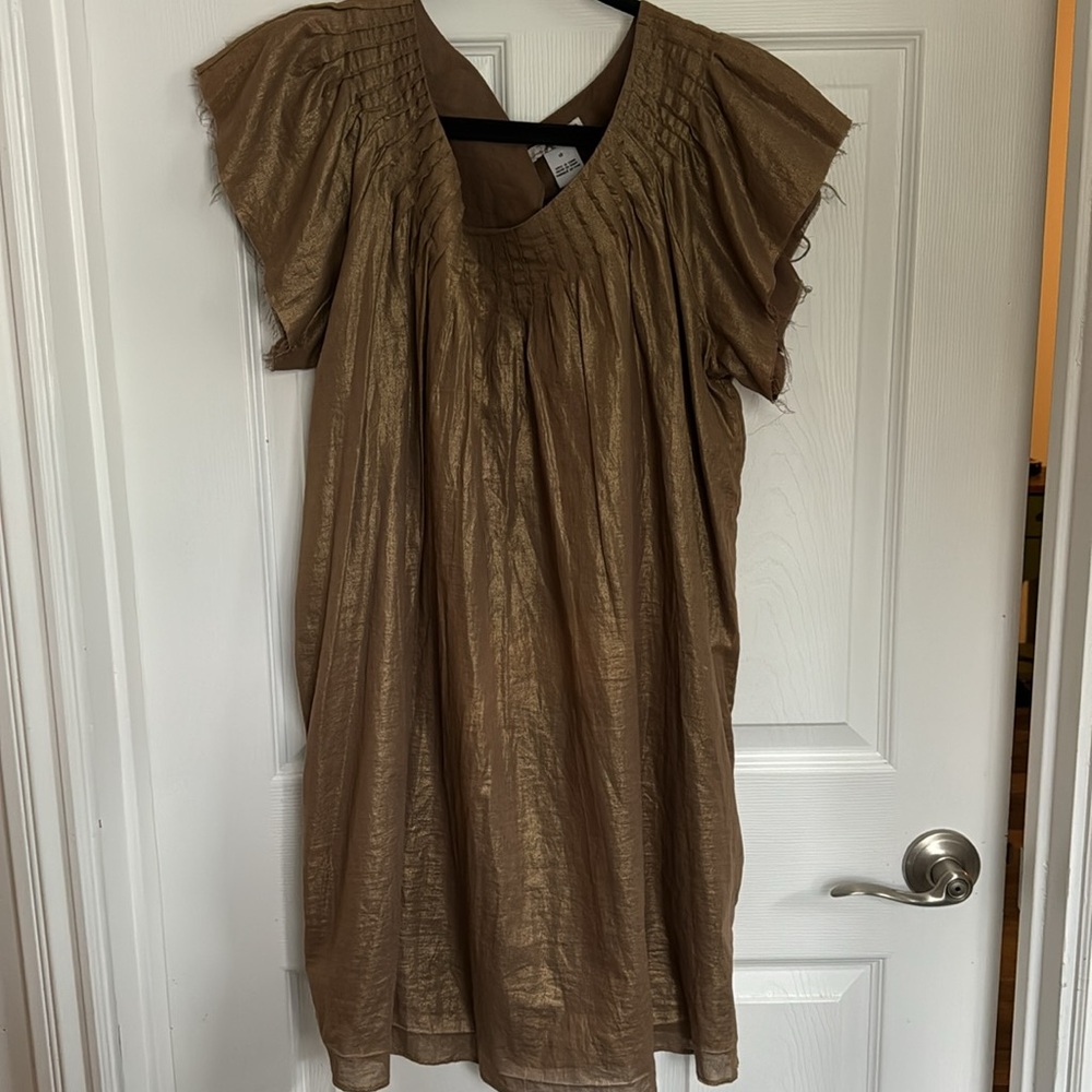 Kenzie gold mini dress size 12 - Picture 2 of 7